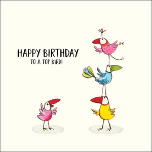 Affirmations - Twigseeds Birthday Card - Top Bird - K187
