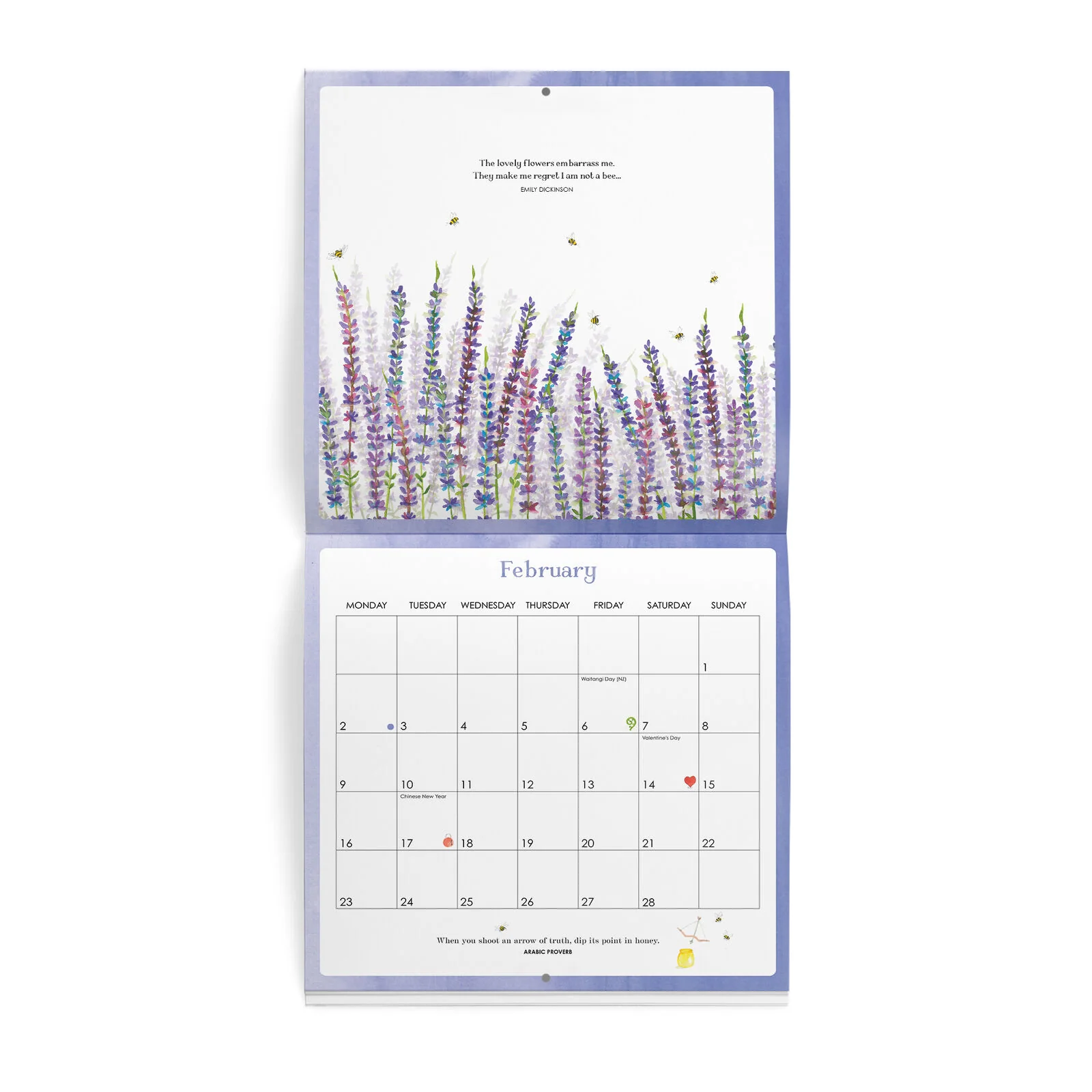 Affirmations - 2026 Bee Wall Calender - Image 3