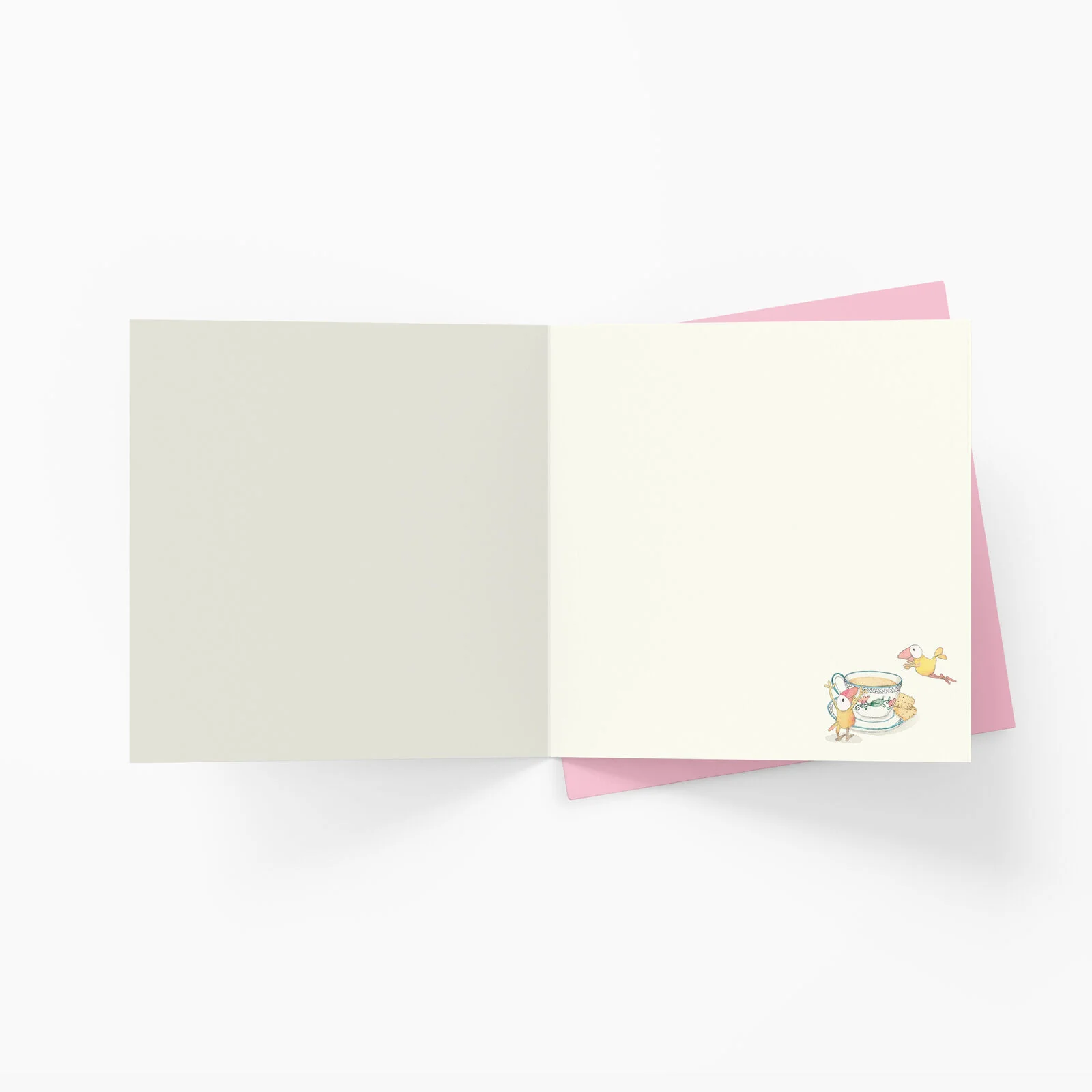 Affirmations-Twigseeds Greeting Card - Friendship is you, me and a cup of tea - K375 - Image 2