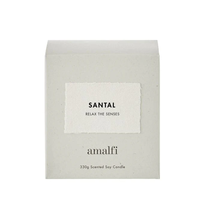 Amalfi Santal Scented Soy Wax Candle 330g - Image 3