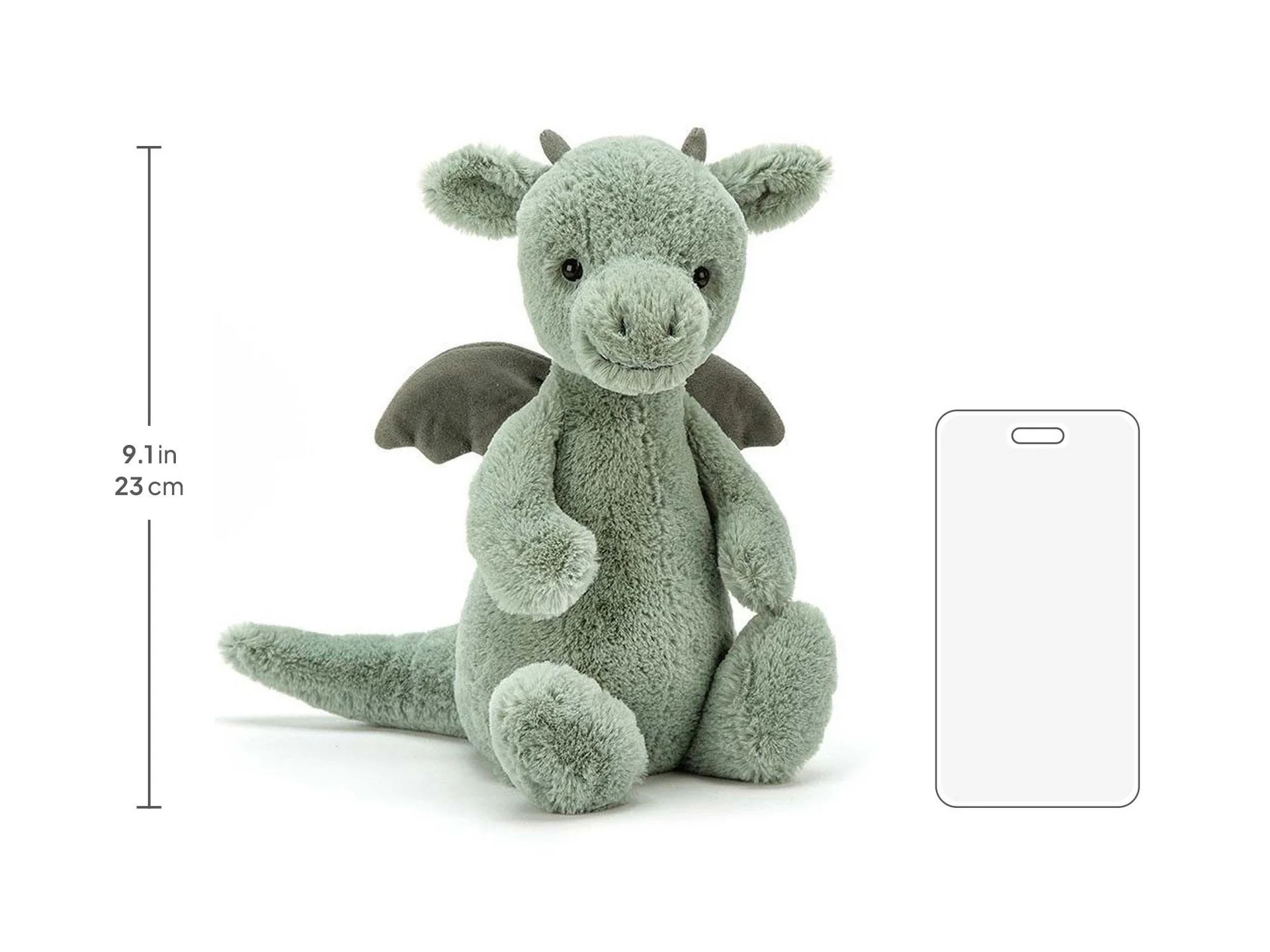Jellycat Bashful Dragon Original (Medium) 31cm - Image 5