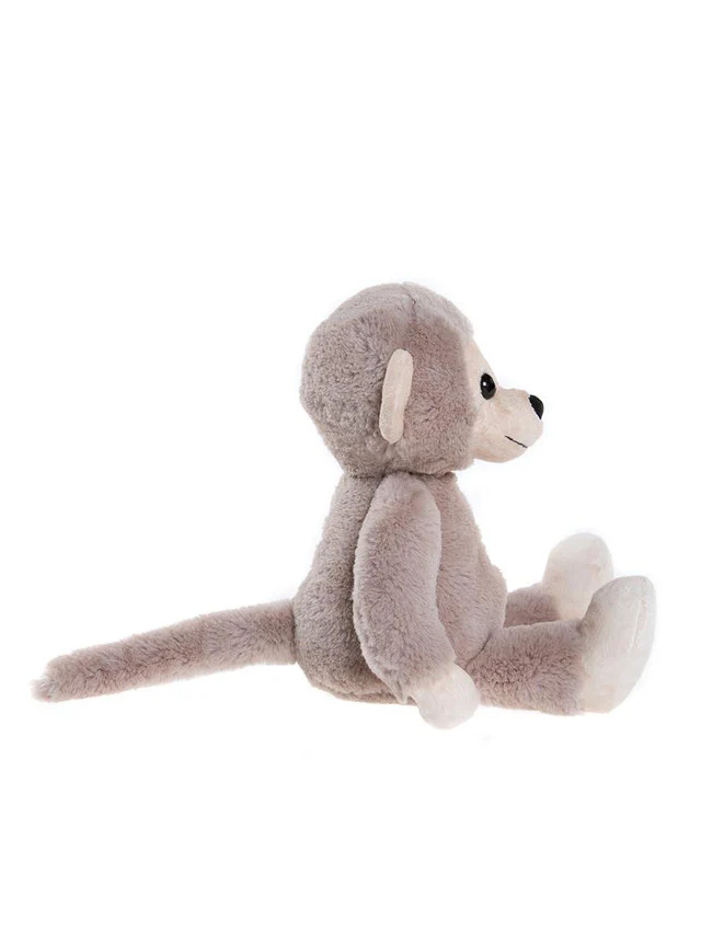 Bear & Me by Charlie Bear Cheeky Monkey Pebble Grey 29cm - Image 3