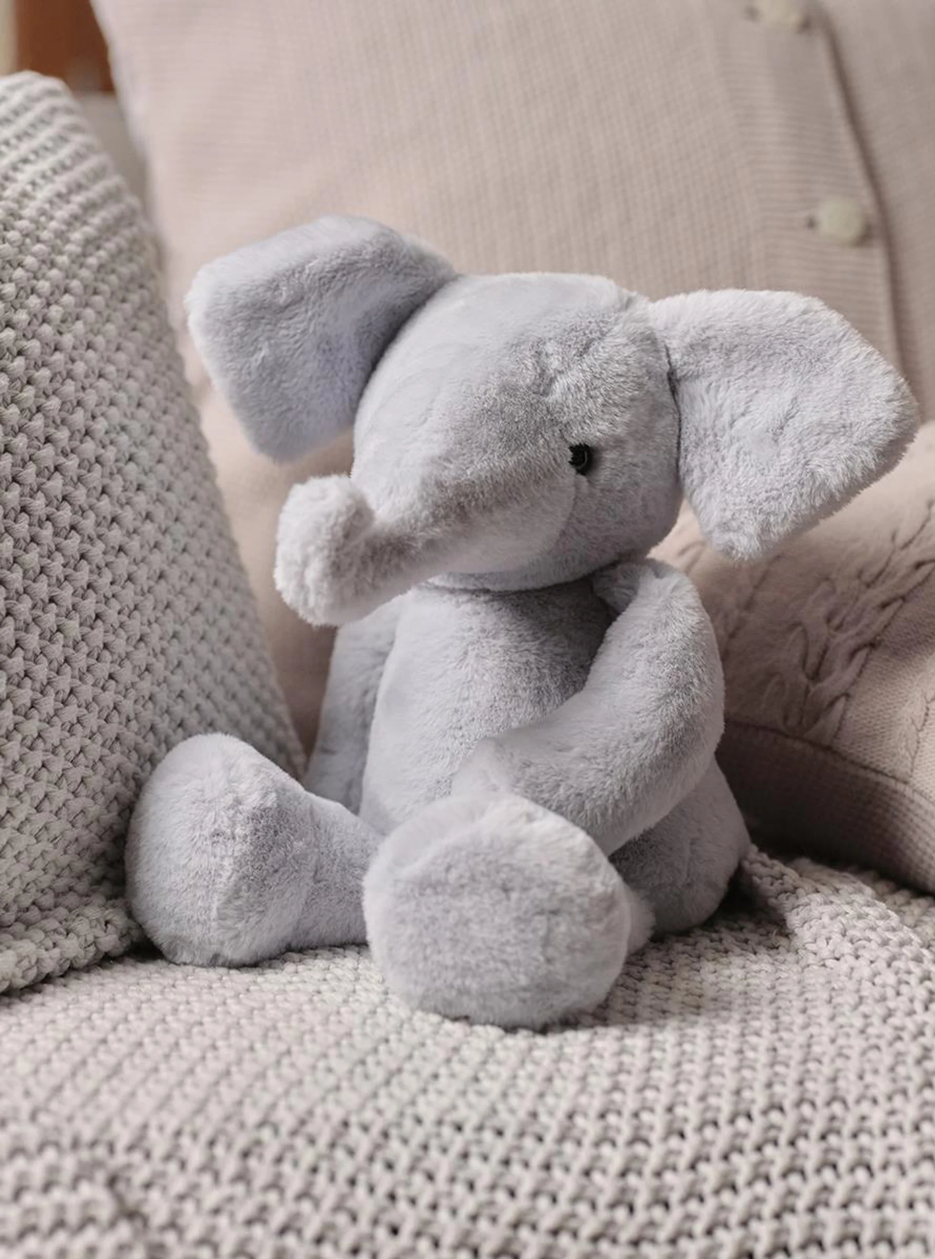 Bear & Me by Charlie Bears Effie Elephant Cloudy Grey 38cm - Image 3
