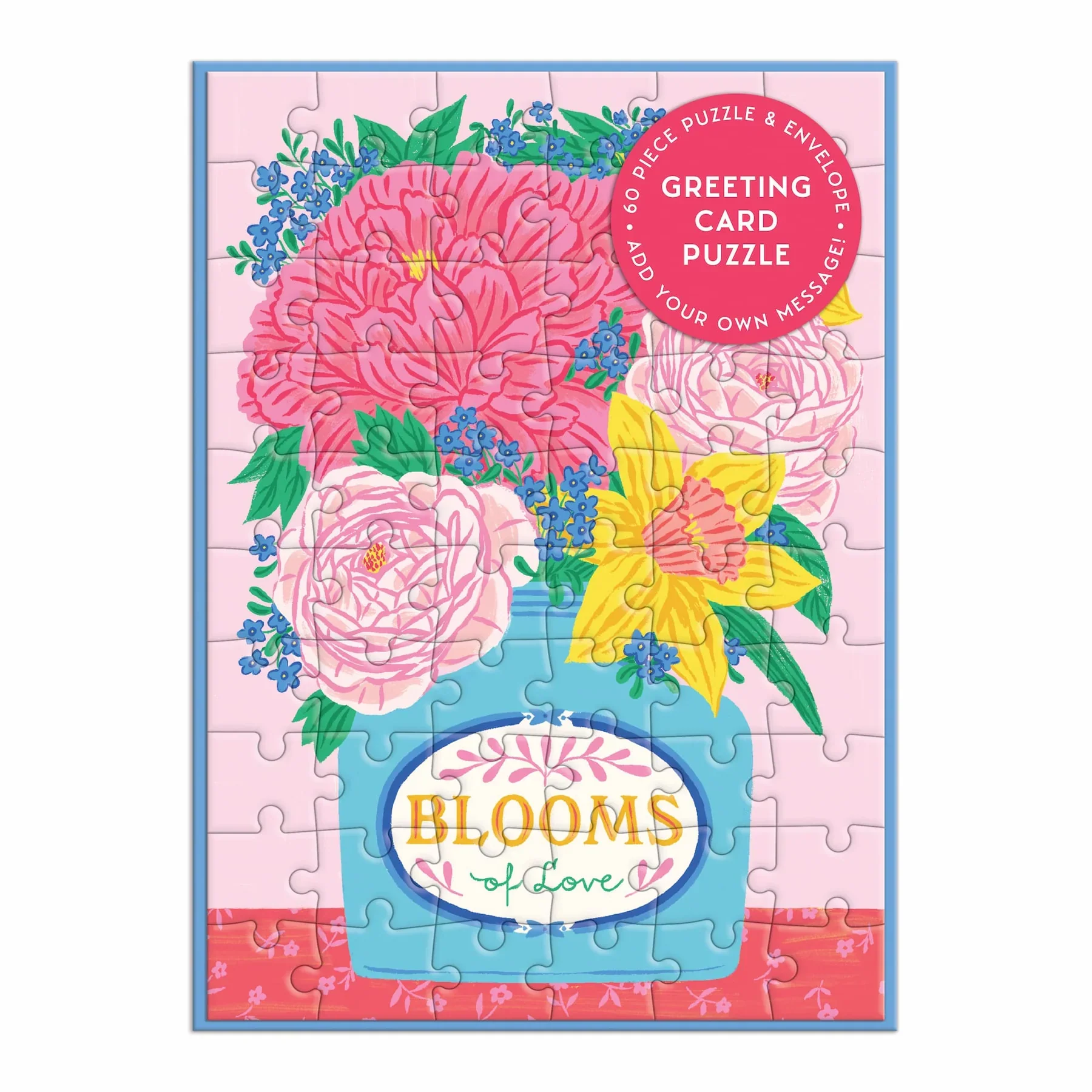 Blooms of Love Greeting Card Puzzle - Image 2