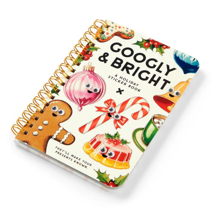 Brass Monkey Googly & Bright Holiday Sticker Book Multi-Coloured 10.2x2.5x15.2cm - Image 3