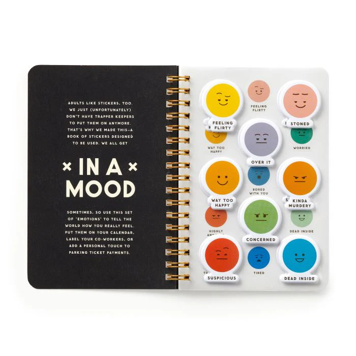 Brass Monkey In A Mood Sticker Book Multi-Coloured 11x0.05x15cm - Image 2
