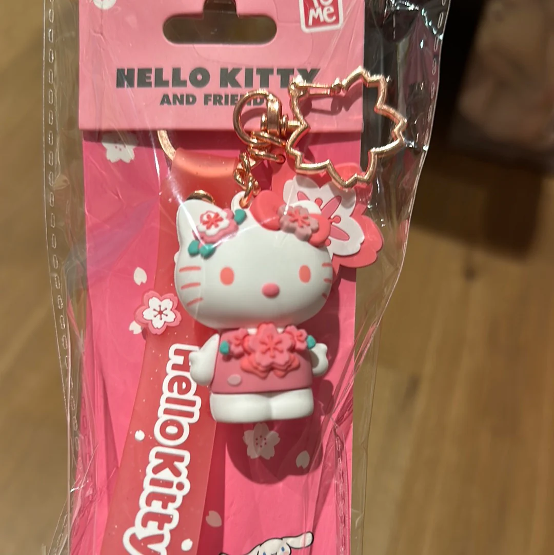 Hello Kitty - Keychain w/Hand Strap - Sakura Hello Kitty - Image 2