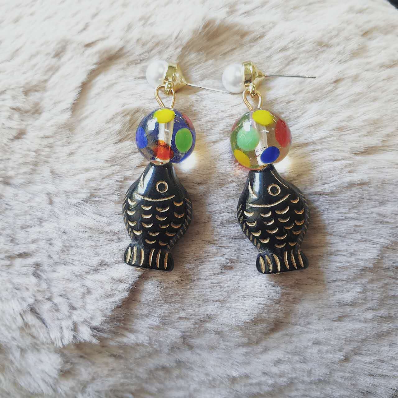 Luninana Earrings - Momo Fish Earrings XJ008 - Image 4