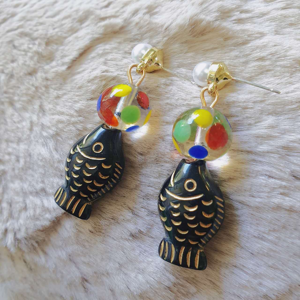Luninana Earrings - Momo Fish Earrings XJ008 - Image 5