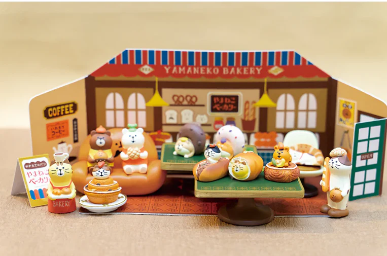 Decole Concombre Double-Sided Backdrop - Bread & Coffee Shop Theme - Image 3