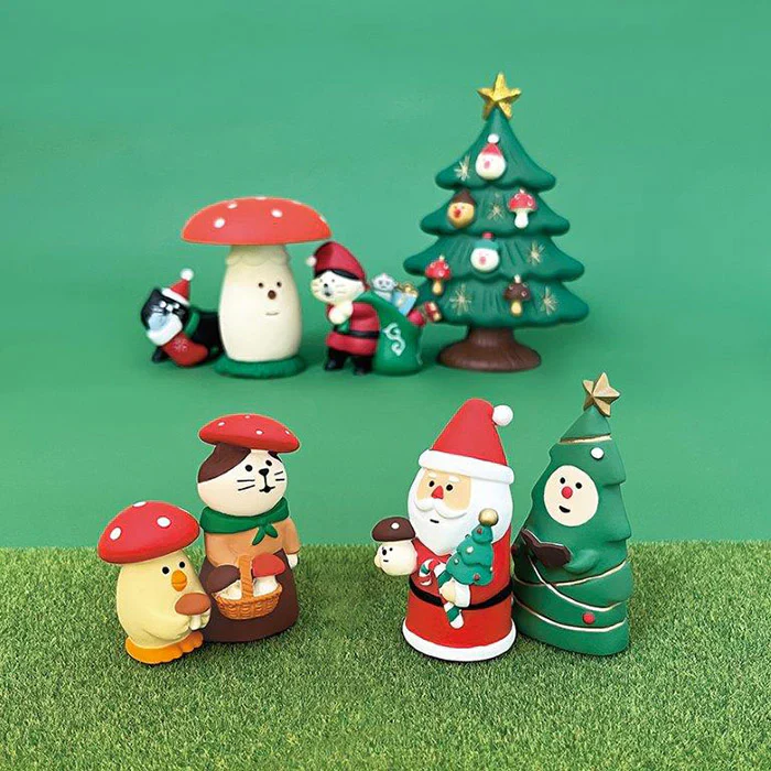 Decole Concombre Figurine - Christmas in Mushroom Forest - Singing Tree - Image 2