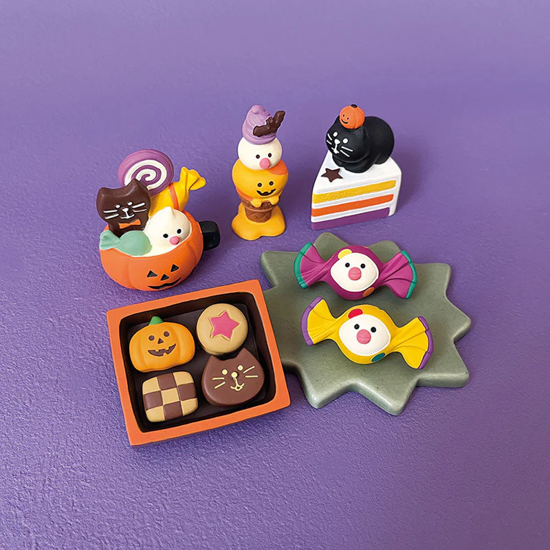 Decole Concombre Figurine - Halloween - Pumpkin Cake Cat - Image 2