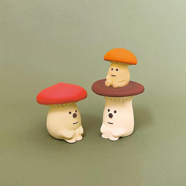 Decole Concombre Figurine - Mushroom Forest - Elingi Mushroom - Image 2