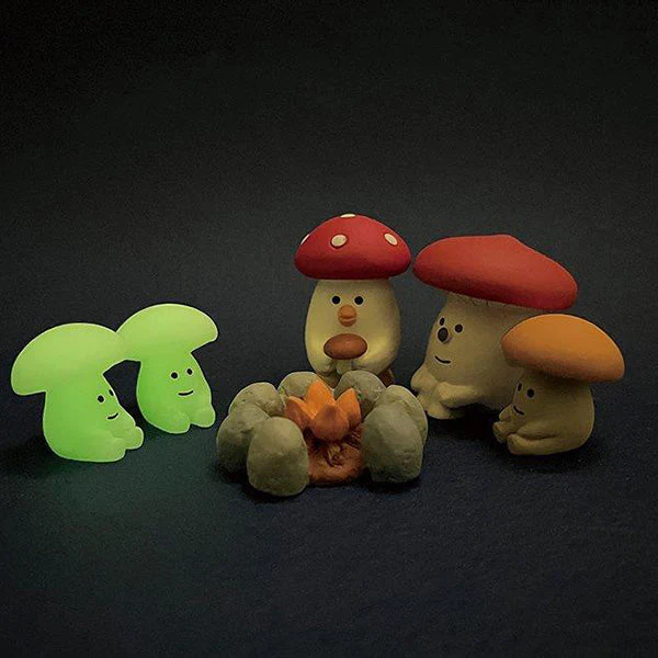 Decole Concombre Figurine - Mushroom Forest - Oyster Mushroom - Image 2