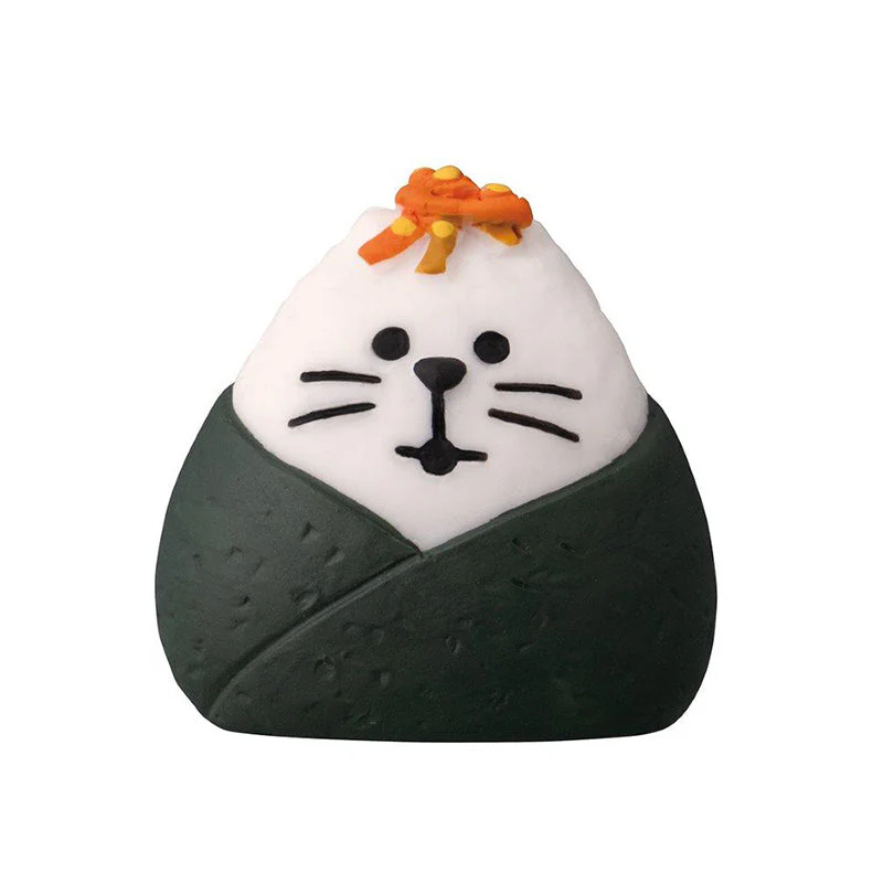 Decole Concombre Figurine - New Rice Ball - Cat Kinpira