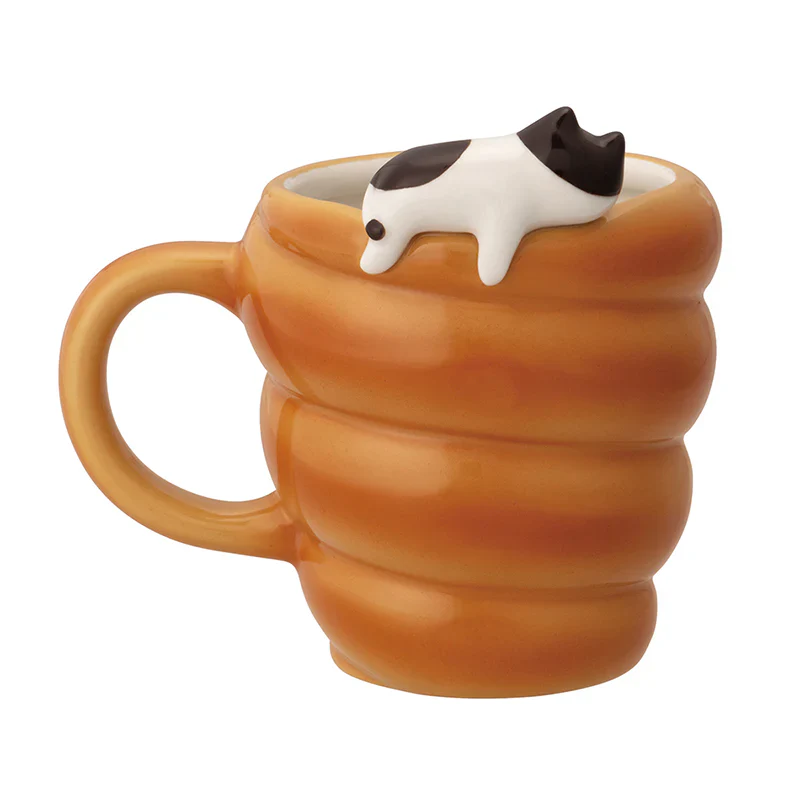 Decole Concombre Yamaneko Bakery Mug - Cornet - Image 3