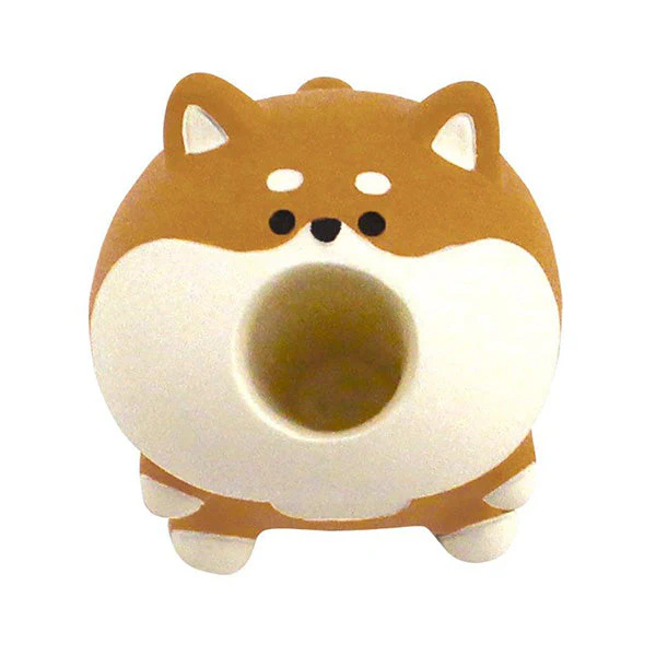Decole Harapeko Animal Pen Stand - Shiba Dog - Image 3
