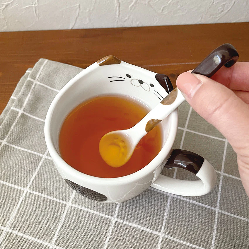 Decole Kannya Teaspoon - Tabby Cat - Image 2