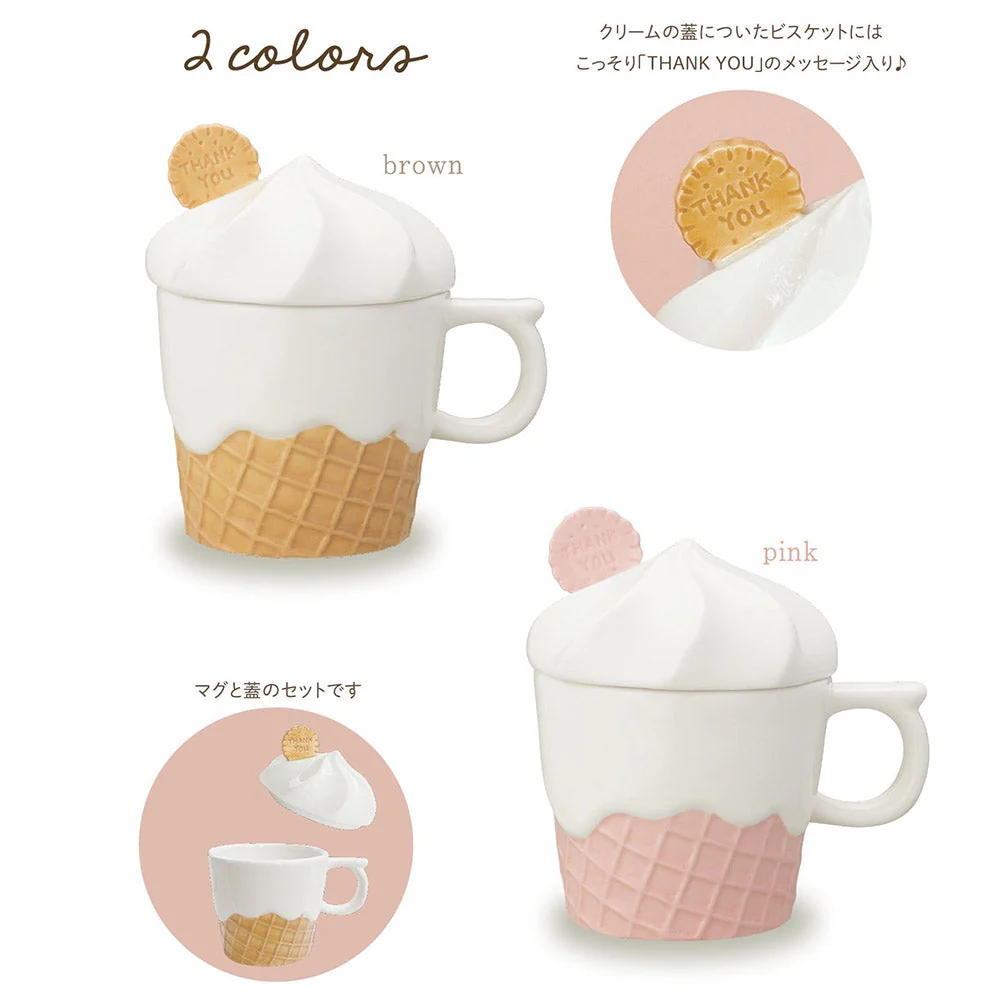 Decole Message Sweets Mug - Pastel Pink - Image 2