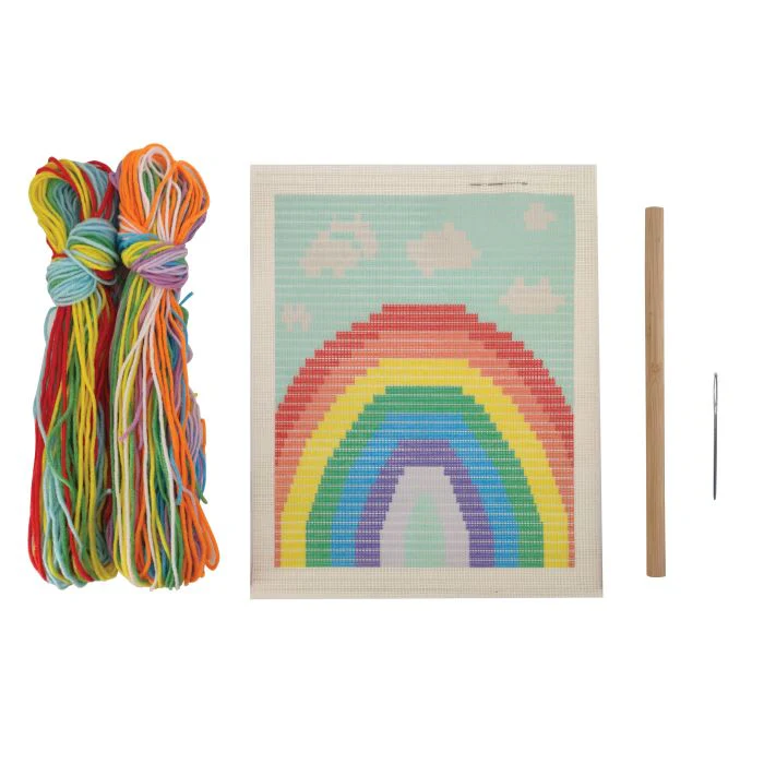 Discovery Zone Make Your Own Wall Hanging - Rainbow Multi-Coloured 28x35cm - Image 2