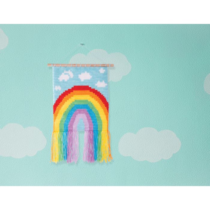 Discovery Zone Make Your Own Wall Hanging - Rainbow Multi-Coloured 28x35cm - Image 4