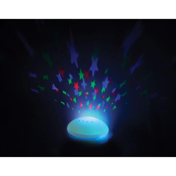 Discovery Zone Soothing Sounds Star Projector White 12.4x9x5cm - Image 3