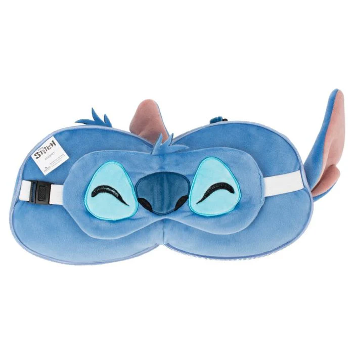 Disney Stitch Travel Pillow & Eye Mask Set - Image 2