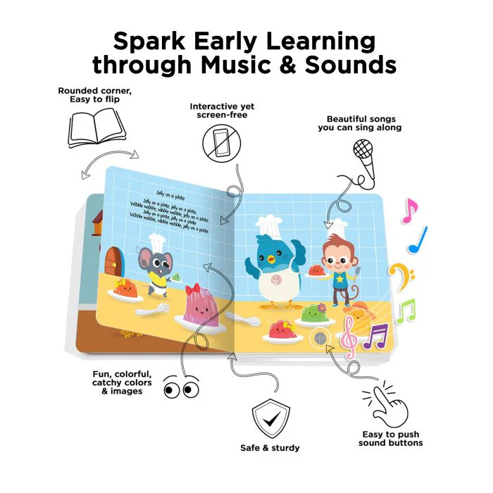 Ditty Bird Funny Songs Multi-Coloured 16x2x16cm - Image 3