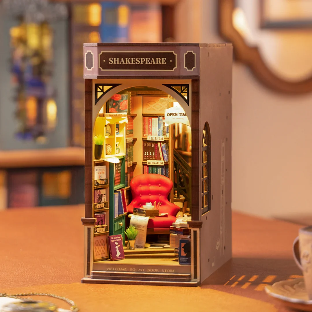Robotime Rolife DIY Book Nook Bookstore TGB07 - Image 2