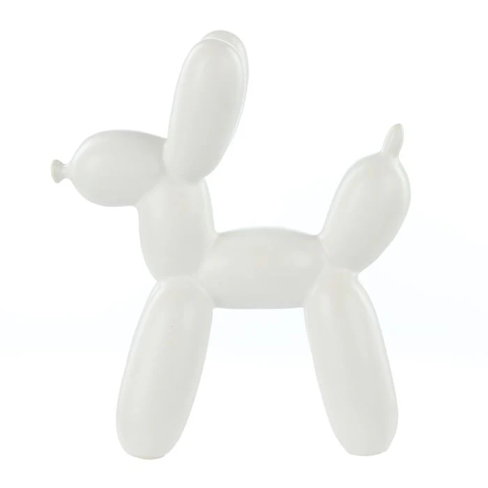 Emporium Bubbles Balloon Dog Sculpture White - Image 2