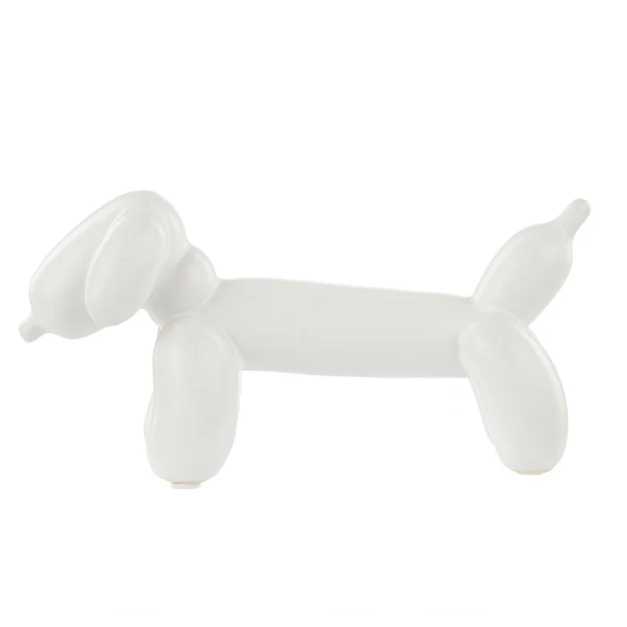 Emporium Bubbles Balloon Dog Sculpture White - Image 2
