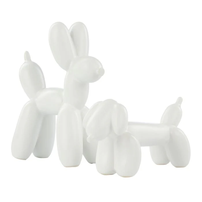 Emporium Bubbles Balloon Dog Sculpture White - Image 6