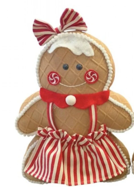 Fabric Boy & Girl Gingerbread Décor 18x6x30cm - Image 5
