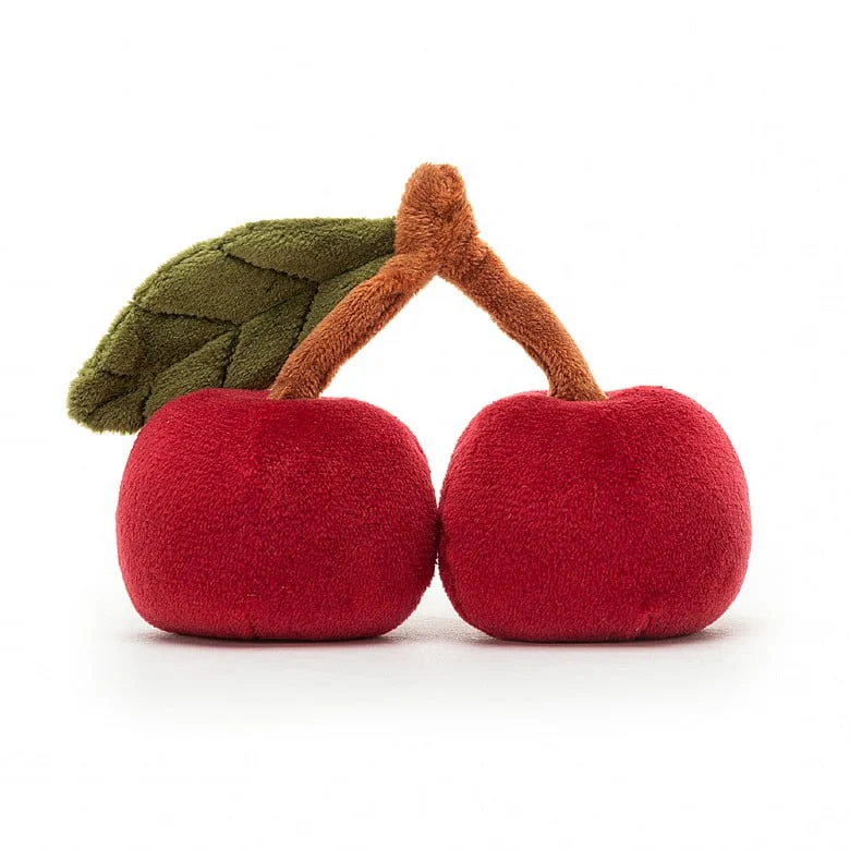 Jellycat Fabulous Fruit Cherry 10cm - Image 3