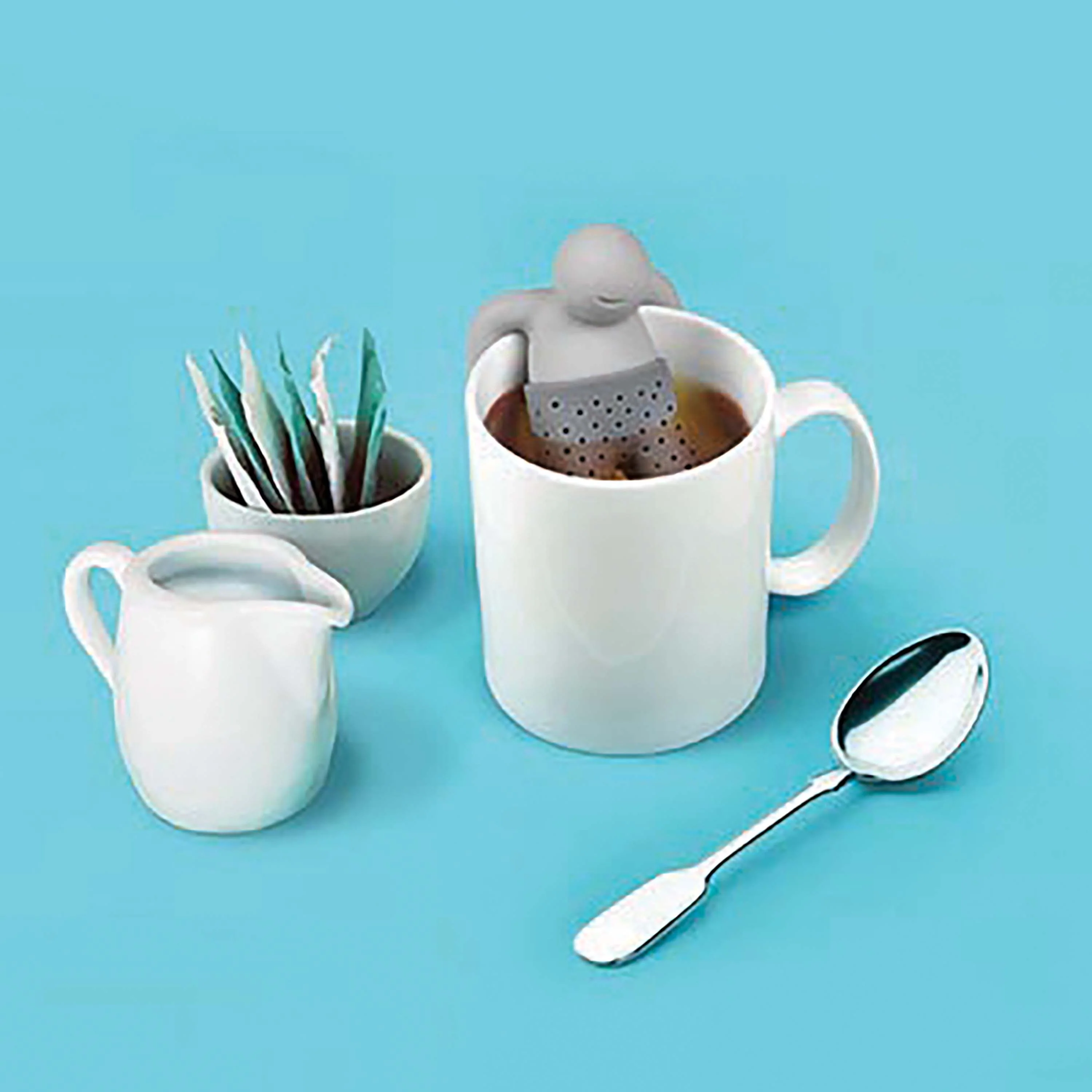 Fred Mr Tea - Tea Infuser Grey - Image 3