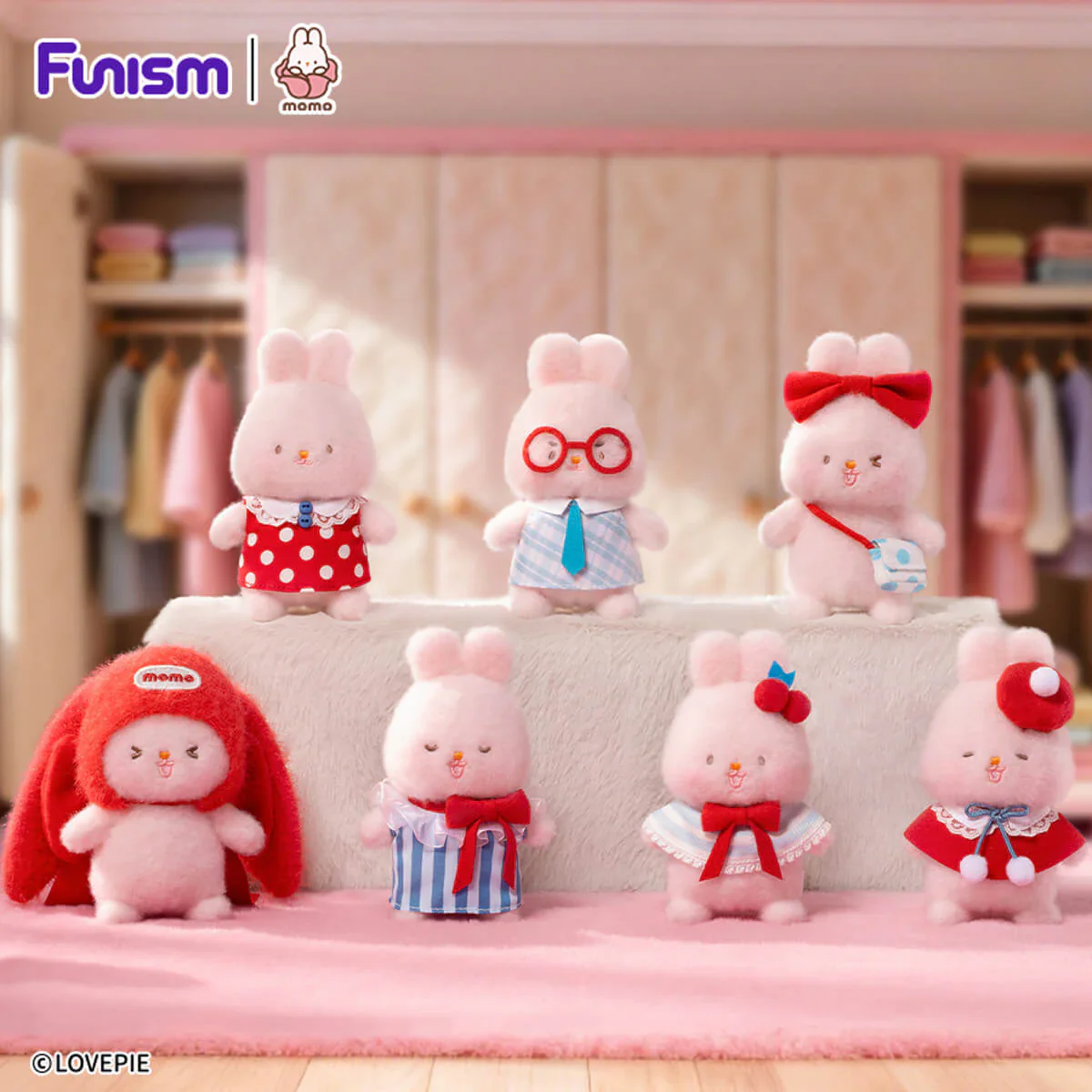 Funism Momo Bunny Vibrant Plush Blind Box