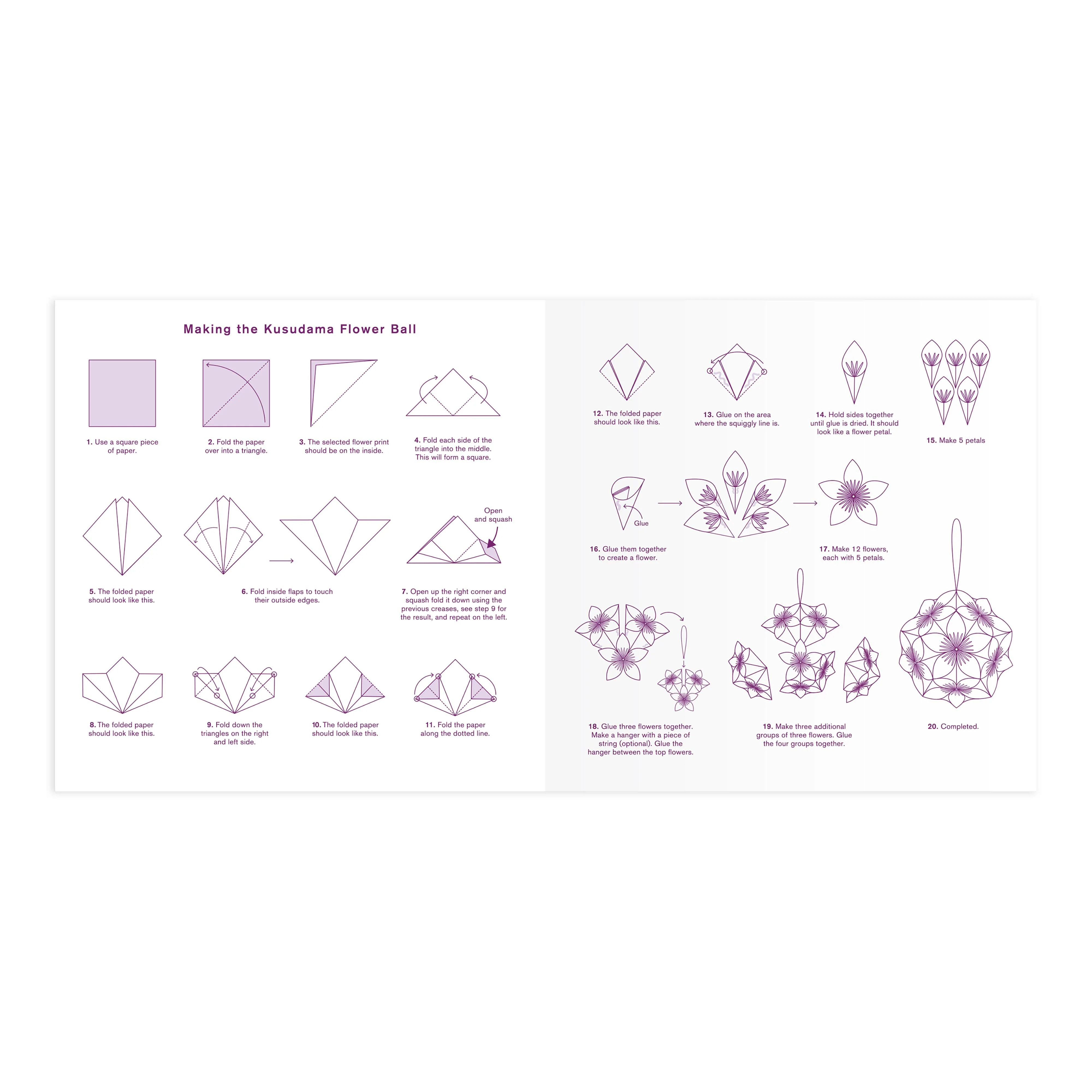 Galison Floral Origami Flower Kit - Image 3