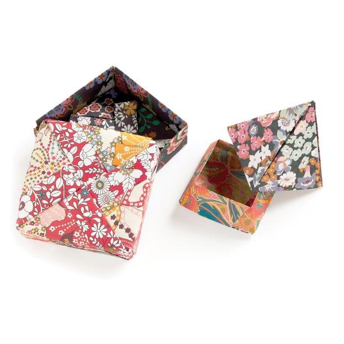 Galison Liberty Origami Treasure Box Kit Multi-Coloured 5x17x17cm - Image 3