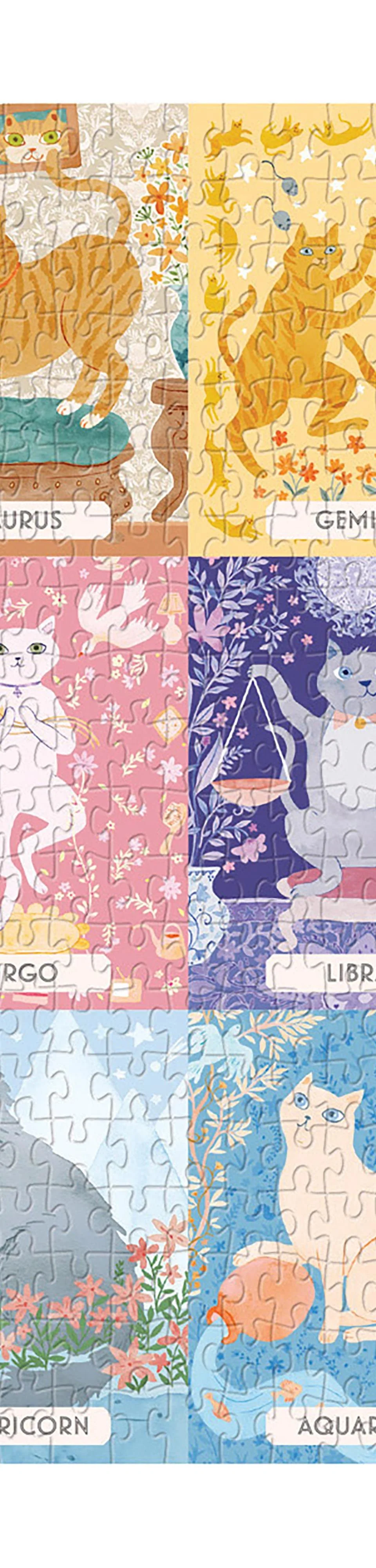 Galison’s Cat Zodiac Puzzle - 500 Pcs - Image 2