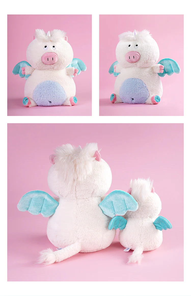 Glee Beanx – Chubby Series Keycharm - Pipi the Unicorn Officer 13cm - Image 2
