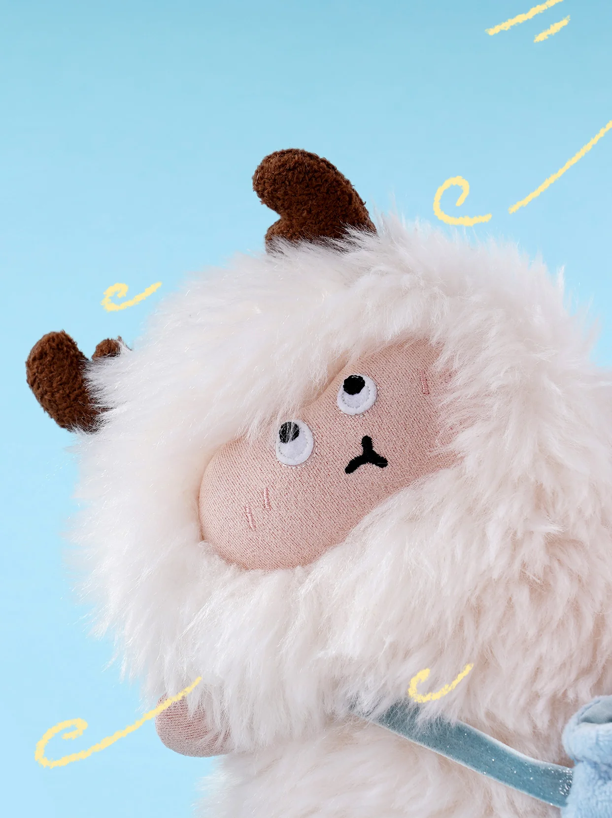 Glee Beanx – Chubby Series Plush - Gulu the Fuzzy Monster 22cm - Image 4