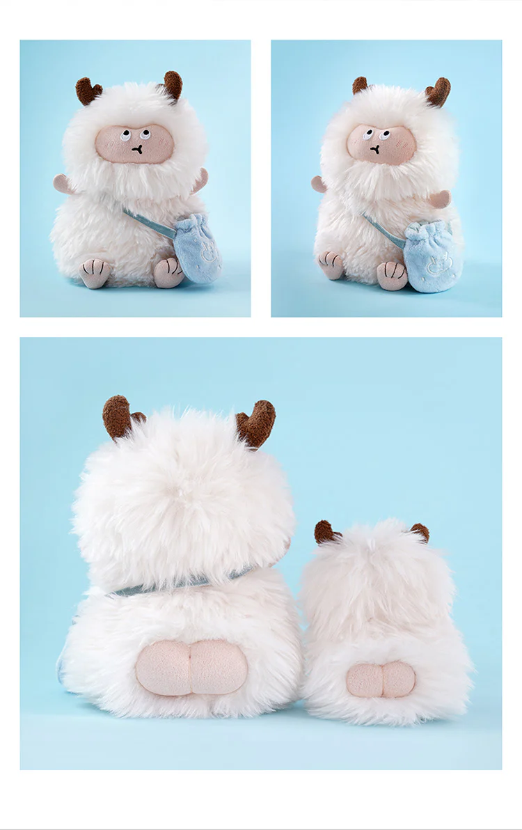 Glee Beanx – Chubby Series Plush - Gulu the Fuzzy Monster 22cm - Image 6