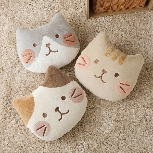 Hapins Blushing Lucky Cat Calio Cat Cushion - Image 2