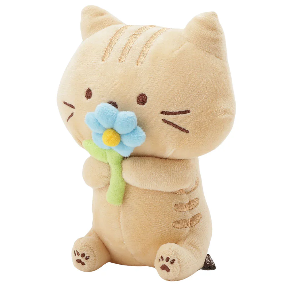 Hapins Flower Kitten Plush Ginger Cat - Image 2