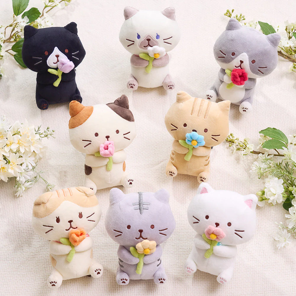 Hapins Flower Kitten Plush Chartreux Cat - Image 4