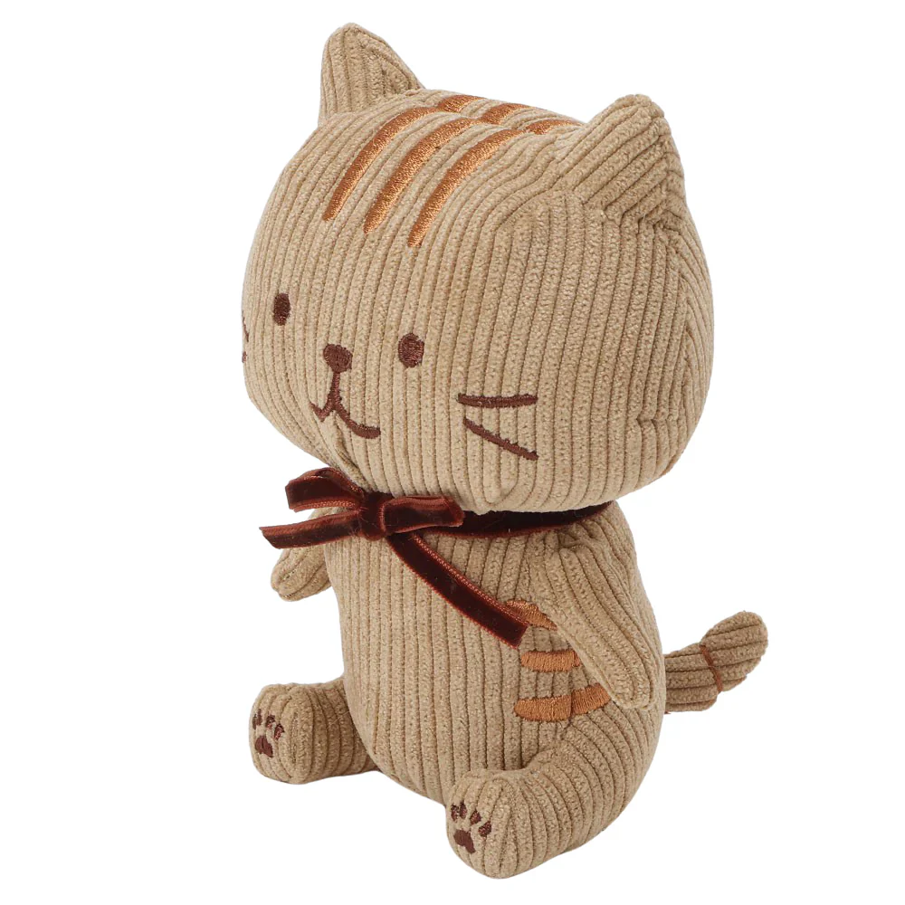 Hapins Corduroy Plush Ginger Cat - Image 2