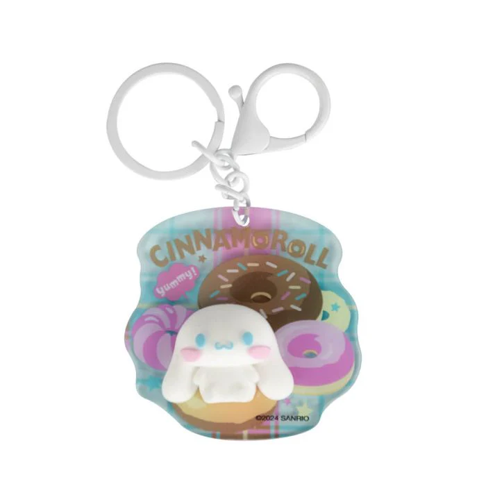 Hello Kitty and Friends Cinnamoroll Character Keyring 10cm - Image 3