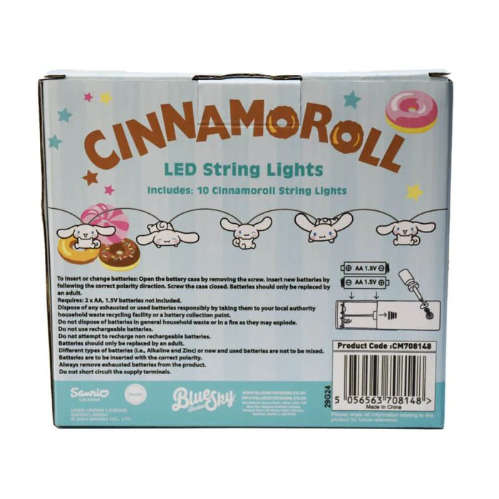 Hello Kitty and Friends Cinnamoroll LED String Lights 165cm - Image 2