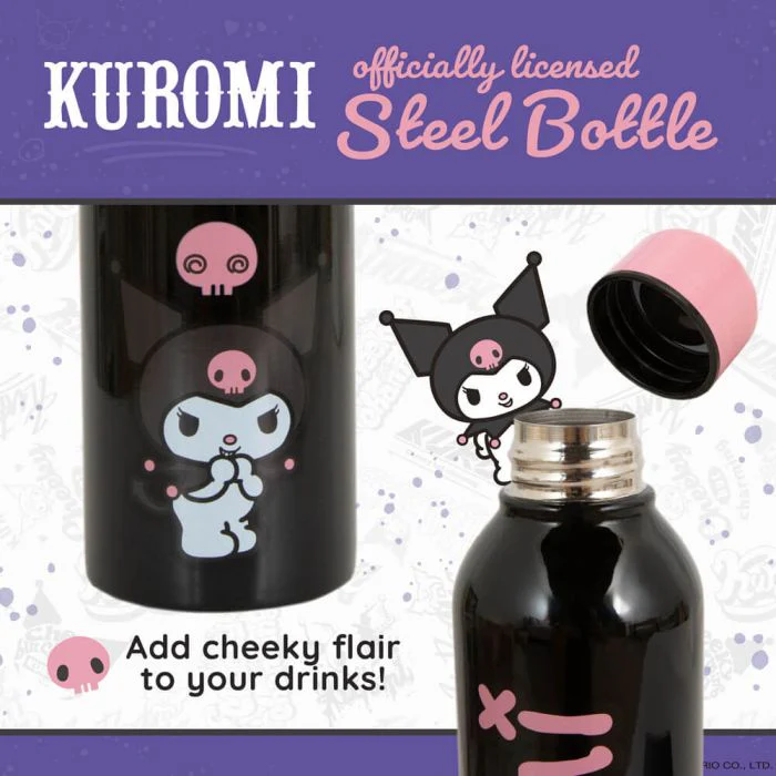Hello Kitty and Friends Kuromi Bottle 24cm - Image 6
