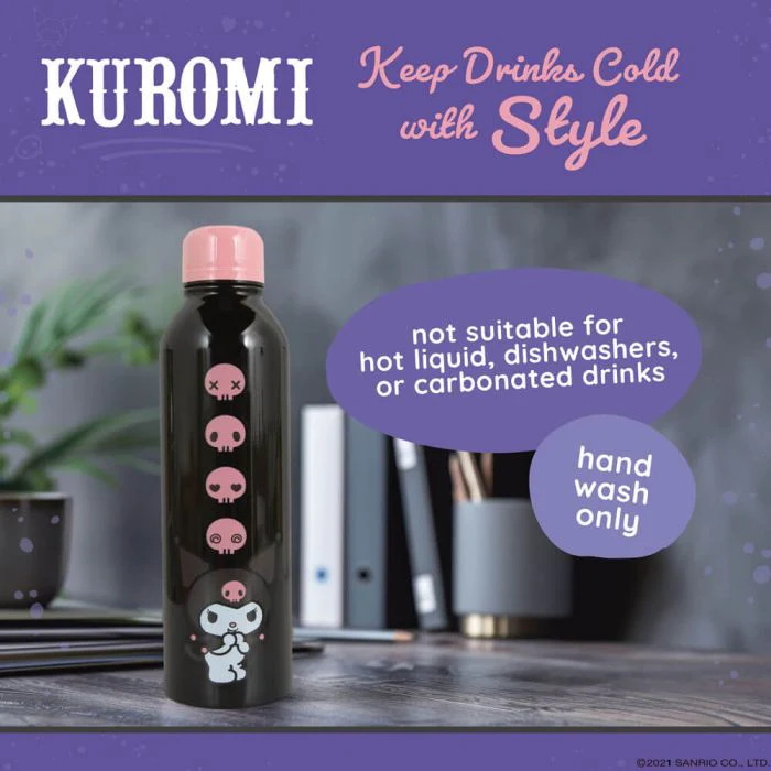Hello Kitty and Friends Kuromi Bottle 24cm - Image 7